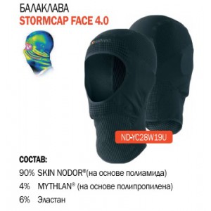 Балаклава X-BIONIC® STORMCAP FACE 4.0 арт.: ND-YC28W19U-B036